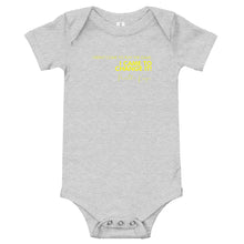 Load image into Gallery viewer, I Didn't Come Here To Play The Game - Baby short sleeve one piece (Yellow)