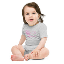 Load image into Gallery viewer, I Have Placed Before You An Open Door - Baby short sleeve one piece (Pink)