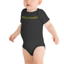 Load image into Gallery viewer, Revolutionary - Baby short sleeve one piece (Yellow)
