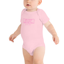 Load image into Gallery viewer, For I Know The Plans - Baby short sleeve one piece (Pink)