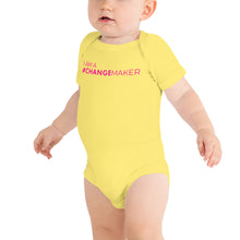 Load image into Gallery viewer, #ChangeMaker - Baby short sleeve one piece (pink)