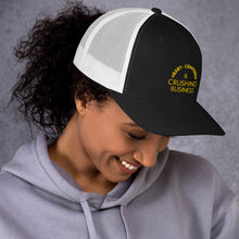Load image into Gallery viewer, Heart Centered & Crushing Business - Trucker Cap (Yellow)