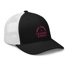 Load image into Gallery viewer, Heart Centered & Crushing Business - Trucker Cap (Pink)