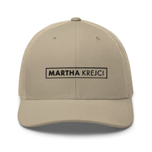 Load image into Gallery viewer, Martha Krejci - Trucker Cap (Black)