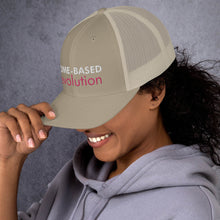 Load image into Gallery viewer, Home-Based Revolution - Trucker Cap (White with Pink)