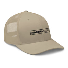 Load image into Gallery viewer, Martha Krejci - Trucker Cap (Black)