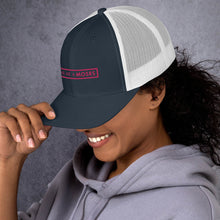 Load image into Gallery viewer, Make Me A Moses - Trucker Cap (Pink)