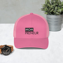 Load image into Gallery viewer, MOMPreneur - Trucker Cap (Black)