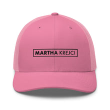 Load image into Gallery viewer, Martha Krejci - Trucker Cap (Black)