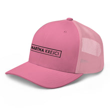 Load image into Gallery viewer, Martha Krejci - Trucker Cap (Black)