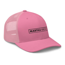 Load image into Gallery viewer, Martha Krejci - Trucker Cap (Black)