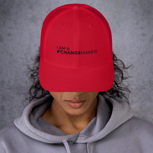 Load image into Gallery viewer, #ChangeMaker - Trucker Cap (Black)