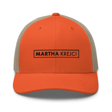 Load image into Gallery viewer, Martha Krejci - Trucker Cap (Black)
