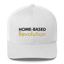 Load image into Gallery viewer, Home-Based Revolution - Trucker Cap (Black with Yellow)