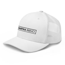 Load image into Gallery viewer, Martha Krejci - Trucker Cap (Black)