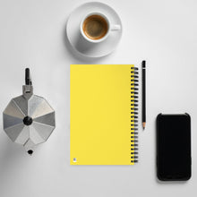 Load image into Gallery viewer, Heart Centered & Crushing Business - Spiral notebook (Yellow)