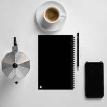 Load image into Gallery viewer, Perhaps You Were Born For Such A Time As This - Spiral notebook (Black)