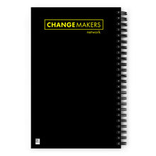 Load image into Gallery viewer, #ChangeMaker - Spiral notebook (Black)