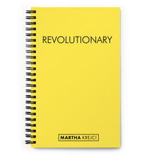 Load image into Gallery viewer, Revolutionary - Spiral notebook (Yellow)