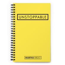 Load image into Gallery viewer, Unstoppable - Spiral notebook (Yellow)