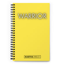 Load image into Gallery viewer, Warrior - Spiral notebook (Yellow)