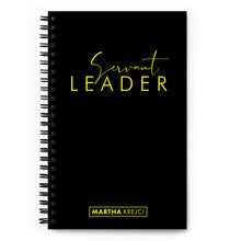 Load image into Gallery viewer, Servant Leader - Spiral notebook (Black)