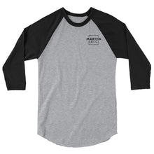 Load image into Gallery viewer, Martha Krejci - 3/4 sleeve raglan shirt (Black)