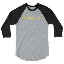 Load image into Gallery viewer, #ChangeMaker - 3/4 sleeve raglan shirt (Yellow)