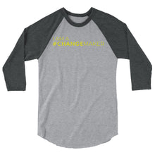 Load image into Gallery viewer, #ChangeMaker - 3/4 sleeve raglan shirt (Yellow)
