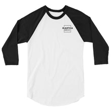 Load image into Gallery viewer, Martha Krejci - 3/4 sleeve raglan shirt (Black)