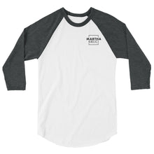 Load image into Gallery viewer, Martha Krejci - 3/4 sleeve raglan shirt (Black)