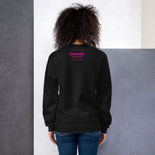 Load image into Gallery viewer, #ChangeMaker - Unisex Sweatshirt (Pink)