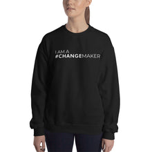 Load image into Gallery viewer, #ChangeMaker - Unisex Sweatshirt (White)