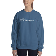 Load image into Gallery viewer, #ChangeMaker - Unisex Sweatshirt (White)