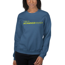 Load image into Gallery viewer, #ChangeMaker - Unisex Sweatshirt (Yellow)
