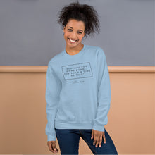 Load image into Gallery viewer, Perhaps You Were Born For Such A Time As This - Unisex Sweatshirt (Black)