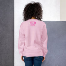 Load image into Gallery viewer, #ChangeMaker - Unisex Sweatshirt (Pink)