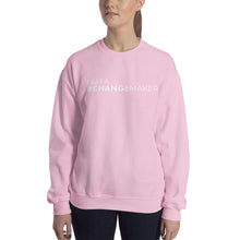 Load image into Gallery viewer, #ChangeMaker - Unisex Sweatshirt (White)