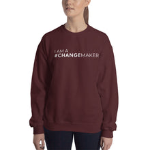 Load image into Gallery viewer, #ChangeMaker - Unisex Sweatshirt (White)