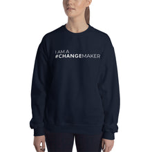 Load image into Gallery viewer, #ChangeMaker - Unisex Sweatshirt (White)