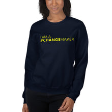 Load image into Gallery viewer, #ChangeMaker - Unisex Sweatshirt (Yellow)