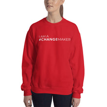 Load image into Gallery viewer, #ChangeMaker - Unisex Sweatshirt (White)