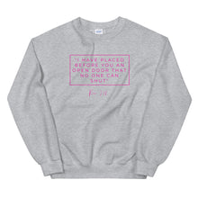 Load image into Gallery viewer, I Have Placed Before You An Open Door - Unisex Sweatshirt (Pink)