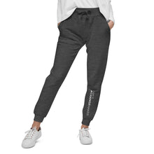 Load image into Gallery viewer, #ChangeMaker - Unisex fleece sweatpants (White)