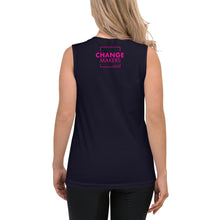 Load image into Gallery viewer, #ChangeMaker - Muscle Tank (Pink)