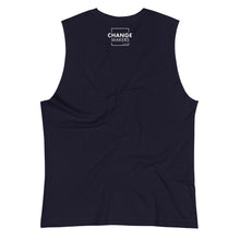 Load image into Gallery viewer, #ChangeMaker - Muscle Tank (White)