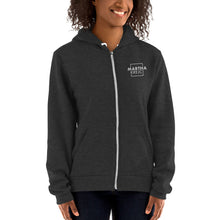 Load image into Gallery viewer, Martha Krejci - Zip Up Hoodie (White)