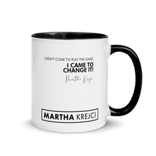 Load image into Gallery viewer, I Didn't Come To Play The Game - Mug with Color Inside
