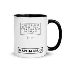 Load image into Gallery viewer, I Have Placed Before You An Open Door - Mug with Color Inside