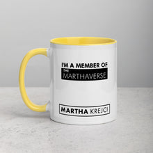 Load image into Gallery viewer, I'm A Member Of the Marthaverse - Mug with Color Inside